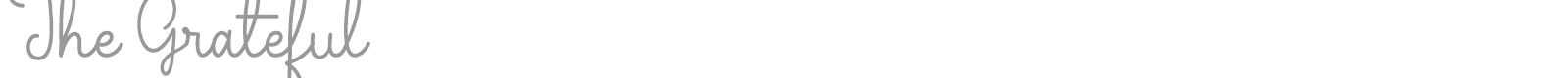 The Grateful font preview